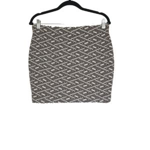 Zara Trafaluc Geometric Mini Skirt Size Large